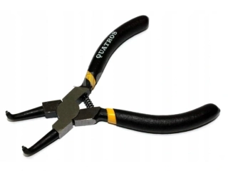 QUATROS QS53008 Kleště na segrovky 180 mm (7"), zahnuté vnější
