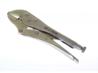 QUATROS QS53017 Rychloupínací, samosvorné kleště 250 mm, rovné čelisti