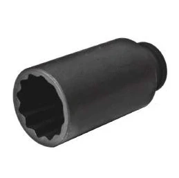 QUATROS QS54362 Nástrčná hlavice 1/2", 12-hranná 34 mm