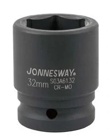JONNESWAY S03A6165 Nástrčná hlavice úderová, 3/4", 6-hranné, 65mm