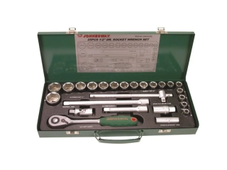 JONNESWAY S04H4125S Gola sada 1/2", 6-hranné hlavice, 25 kusů, 10-32 mm