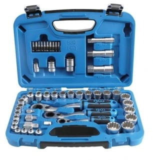 BGS 2181 Gola sada 52 dílů, 4,5 ÷ 25 mm Gear Lock, průchozí ráčny 13, 16 a 22