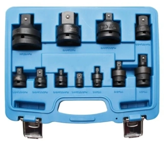 BGS 25140 Ráčnové adaptéry 1/4"÷ 1", tvrzené Cr-Mo (Sada 11 dílů)