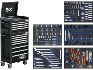 BGS 4088 Dílenský montážní vozík Profi Standard MAXI. 12 zásuvek s vybavením 263 dílů