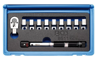 BGS 8511 Momentový klíč 1/4", 3 ÷ 15 Nm, matic. klíče 5,1 ÷ 6,9 mm