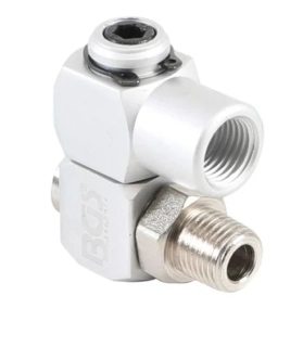 BGS 9377 Pneumatický adaptér otočný 1/4"