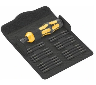 Wera 018111 Rázové šroubováky 1/4" Kraftform Plus 900 Imperial Set 1 (Sada 19 dílů)