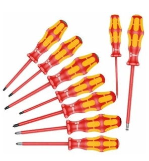 WERA 133355 Sada šroubováků Kraftform Plus, 160 i/162 i/167 i/9, 9d., 1000V