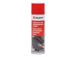 Würth 0892075250 Ochrana podvozku před odletujícím štěrkem (kaučuk), sprej, černý, 500 ml