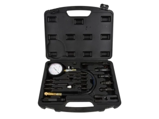 GEKO G02515 Kompresiometr - tester komprese diesel, 0-70 bar, 17 ks