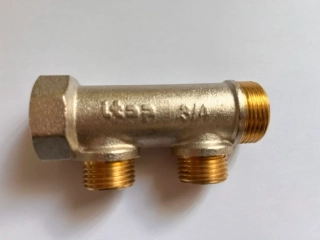 ABAC VTAN2-34 rozdělovač vzduchu 2x 3/4" IG + 2x 1/2" AG