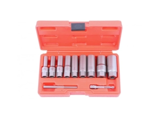 QUATROS QS50929 Hlavice 3/8" na demontáž poškozených šroubů, 6-19 mm, 11 ks