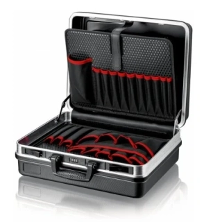 KNIPEX 00 21 05 LE Kufr na nářadí "Basic", 41 přihrádek, se zámkem, prázdný