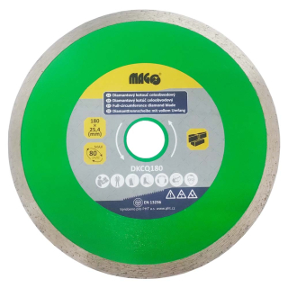 MAGG DKCQ180 Diamantový kotouč celoobvodový 180x25,4mm