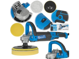 GEKO G80294 Leštička na karoserie, 180 mm, 1200 W, 5 rychlostí, kabel 2 m