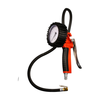 TG-80C kalibrovaný profesionální pneuhustič 80mm, 1000mm hadička, 10bar