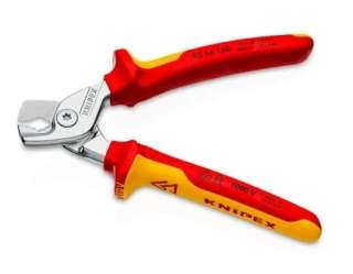 KNIPEX 95 16 160 Nůžky na kabely, elektrikářské VDE 1000V, StepCut pro vodiče do 5x4 mm2