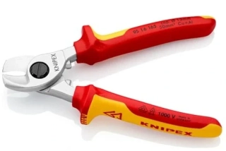 KNIPEX 9516165 Nůžky na kabely, elektrikářské, VDE 1000 V, pro průměry vodičů do 15 mm