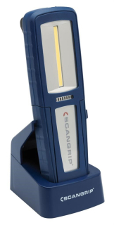 Scangrip UNIFORM Pracovní svítilna LED, aku, s nabíjecí stanicí, až 500 lm, 2600 mAh