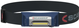Scangrip I-VIEW Čelová svítilna LED, nabíjecí, až 400 lm, 1400 mAh