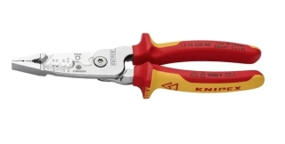 KNIPEX 13 76 200 ME Kleště odizolovací, multifunkční, elektrikářské VDE, délka 200 mm