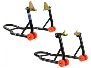 GEKO G02167 Set stojanů na silniční motocykl - motostojan, přední a zadní, nosnost 270 kg