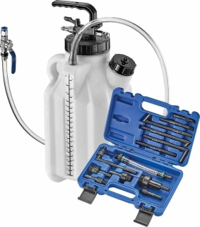 ASTA A-13ED10L Pneumatická plnička a odsávačka oleje ATF do automatických převodovek, s adaptéry