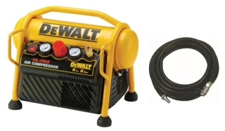 DEWALT DPC6MRC Kompresor bezolejový 1,1kW, 8bar, 6l + hadice
