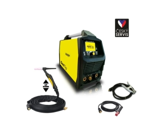 KOWAX GeniTig 210DC LCD Svařovací invertor DC PULZ, HF, TIG/MMA, kabely, hořák