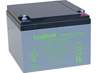 Leaftron LTG12-26 gelový záložní, bezúdržbový, akumulátor 12V/26Ah