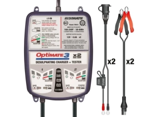 OPTIMATE 3 x 2 Dual Bank TM450 nabíječka autobaterií 12V/0,8A