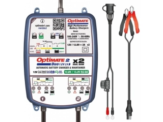 OPTIMATE 2 DUO x 2 Bank 12V 2A nabíječ autobaterií - TM570
