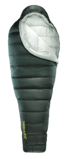 Therm-a-Rest HYPERION 32F/0C Long Black Forest ultralehký péřový spacák zelený