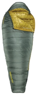 Therm-a-Rest QUESTAR 20F/-6C Regular Balsam péřový spacák šedý