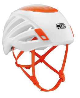 PETZL SIROCCO ML WHITE horolezecká přilba bílo-oranžová