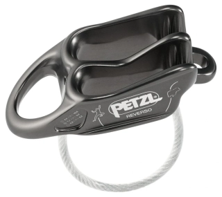 PETZL REVERSO jistící brzda šedá