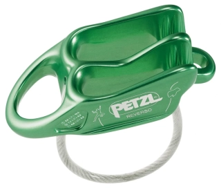PETZL REVERSO jistící brzda zelená