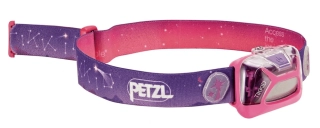 PETZL TIKKID HYBRID dětská čelová svítilna růžová