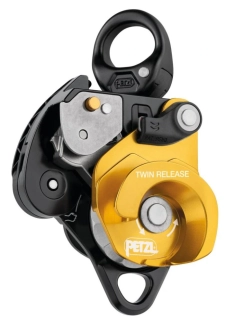 PETZL TWIN RELEASE dvojitá kladka s blokantem