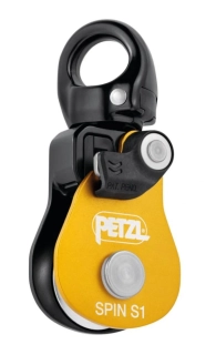 PETZL SPIN S1 jednostranná kladka s otočným závěsem (swivelem)