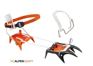 PETZL IRVIS HYBRID LLU leverlock universel mačky pro skialpinismus