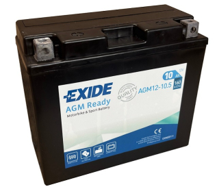 EXIDE 12V 10Ah 160A AGM12-10.5 (YT12B-4) motobaterie