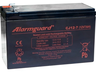 Alarmguard CJ12-7 12V 7Ah záložní akumulátor