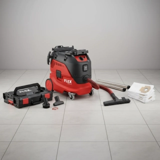 FLEX VCE 33 L AC Set vysavač, auto oklep + sáčky + L-Boxx - 471.186