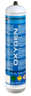 KEMPER OXYGEN láhev kyslík 950 ml (110 bar) - KG571