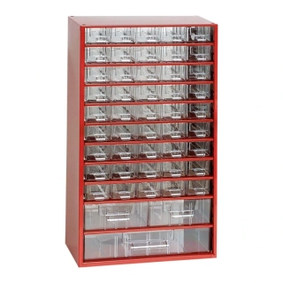 TOKOZ Zásuvkový organizér 12 / 45S, 2M, 1L - RAL 3002 - Červená
