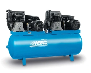 ABAC Pro Line B70-2x5,5-500FT tandemový olejový kompresor 2x 5,5kW
