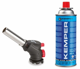 KEMPER Hořák piezo + plynová kartuše 390 ml (220 g) - KG1057KIT