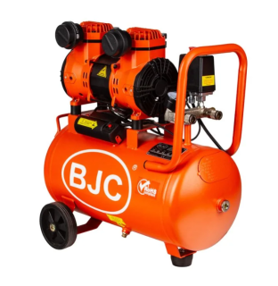 BJC B88005 Kompresor bezolejový 24 l, 2 písty, 230 V, 8 bar, tichý