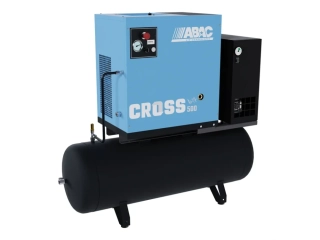 ABAC CROSS CRS-4/10D-200 šroubový kompresor 4,0kW, 200l vzdušník + sušička